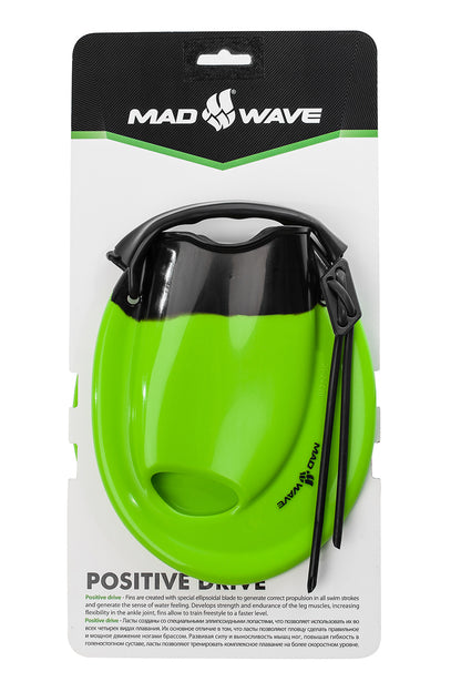 MAD WAVE Positive Drive Fins סנפירים רב תכליתיים לשחייה המתאימים במיוחד לסגנון חזה