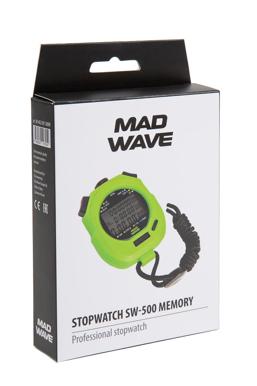 MAD WAVE Stopwatch SW-500 memory שעון עצר סטופר