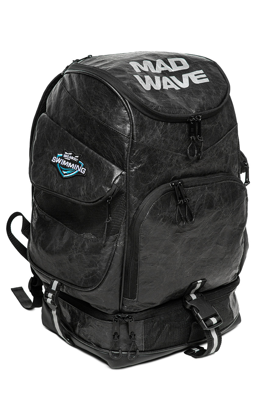 MAD WAVE Backpack Mad Team Tyvek תיק גב איכותי לציוד שחייה וספורט