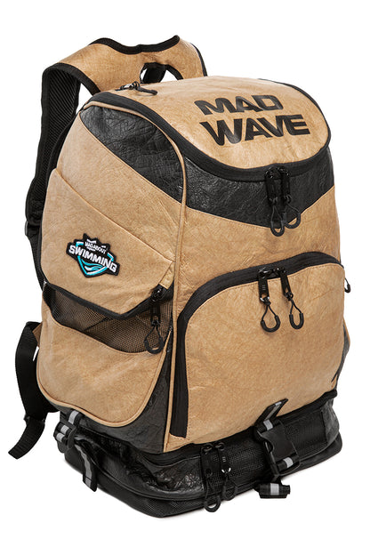 MAD WAVE Backpack Mad Team Tyvek תיק גב איכותי לציוד שחייה וספורט