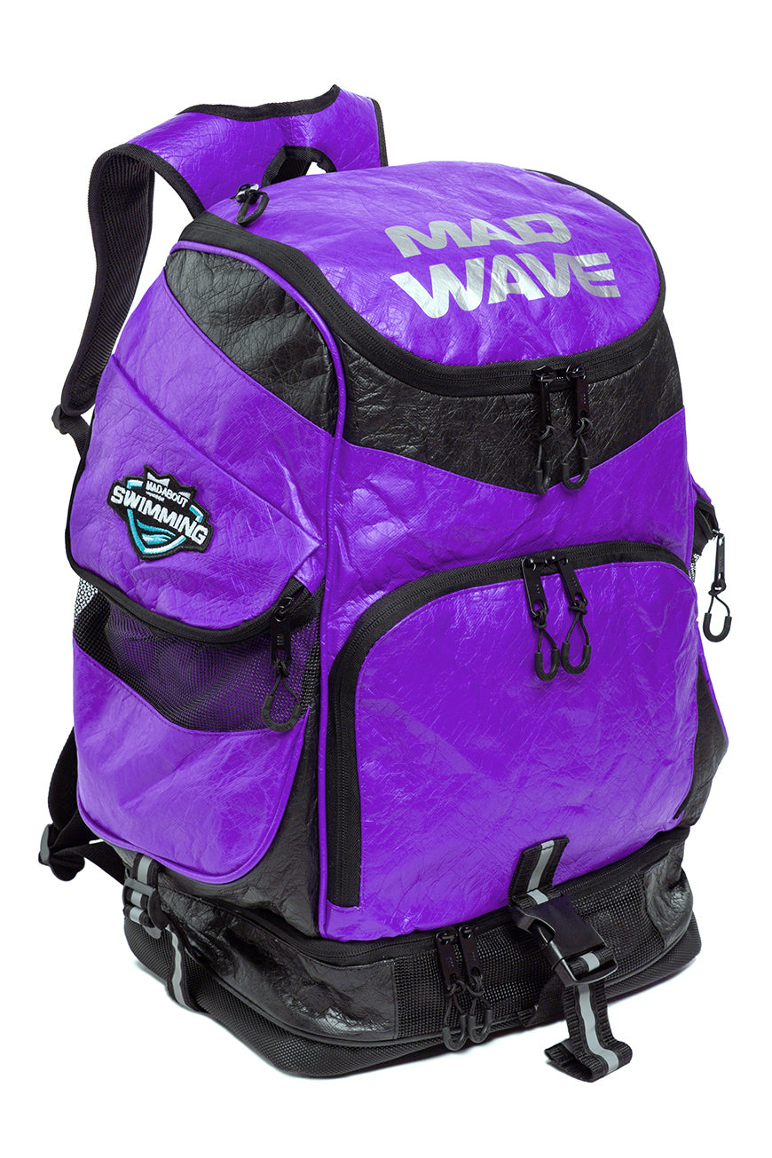 MAD WAVE Backpack Mad Team Tyvek תיק גב איכותי לציוד שחייה וספורט