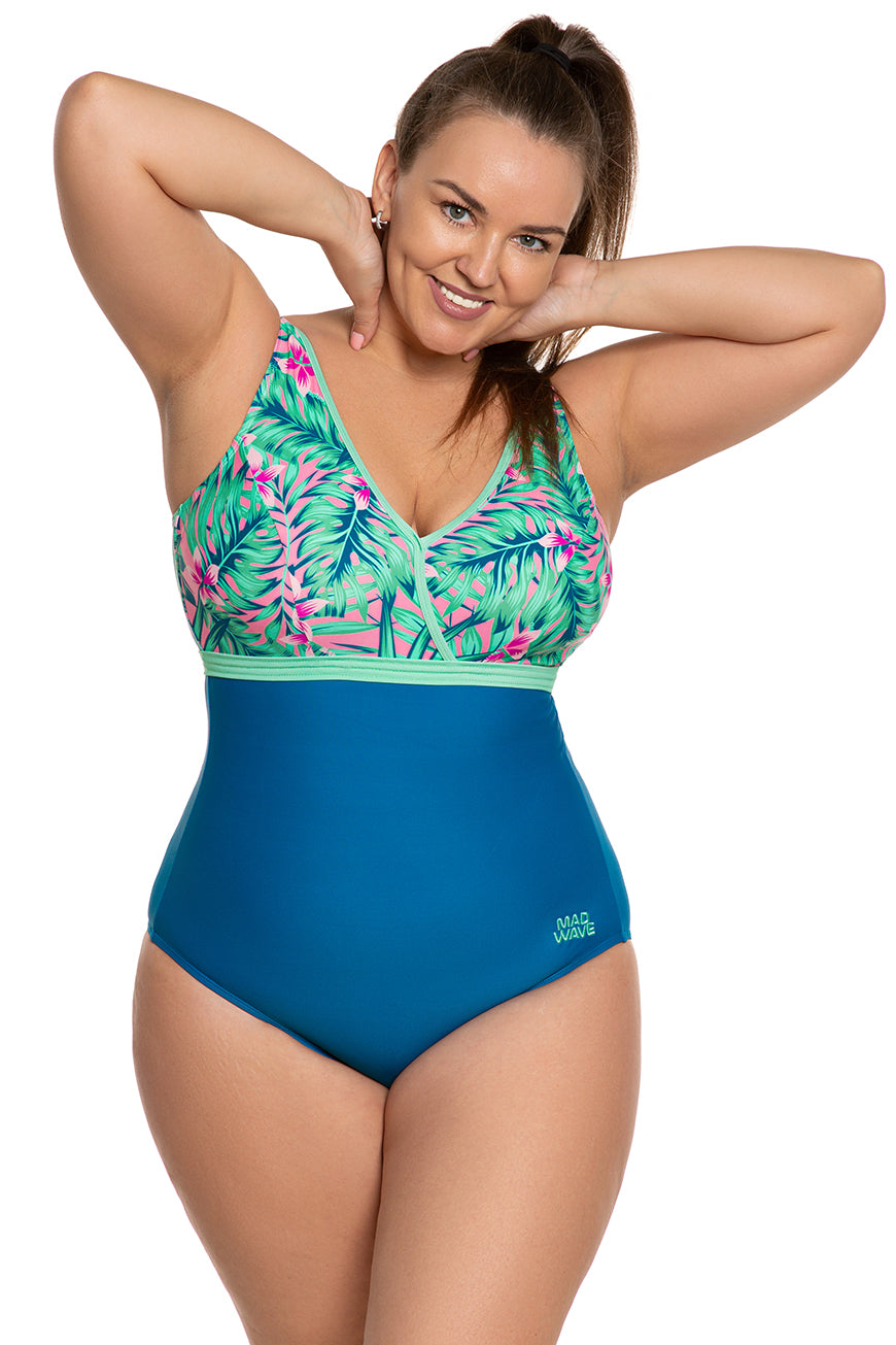 MAD WAVE Women swimsuit bodyshaping Shape Anti-chlor בגד ים שלם מחטב לנשים