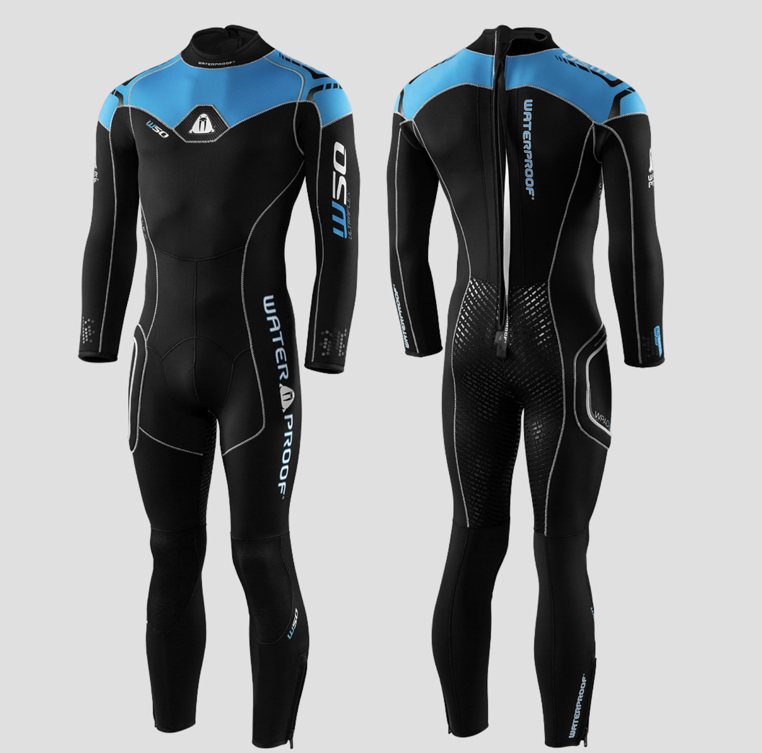 WATERPROOF W50 Full Suit 5mm Men חליפת סרבל רטובה 5 מ"מ לגברים