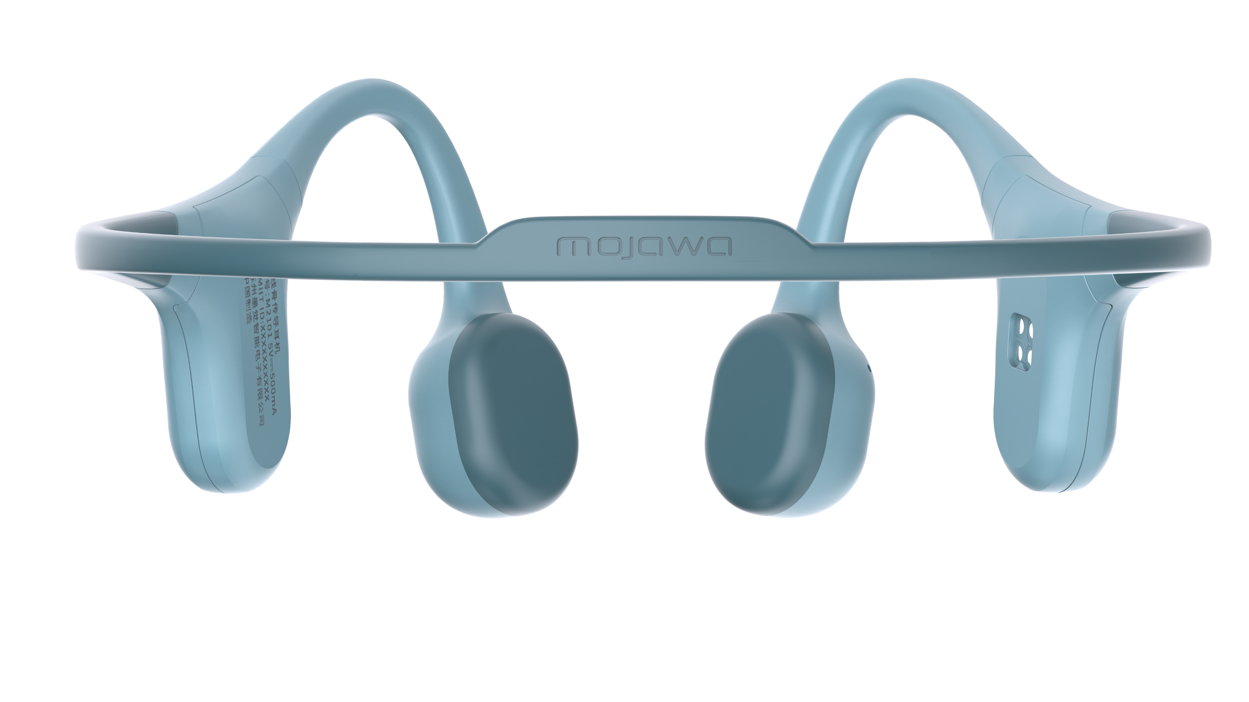 MOJAWA Run Plus Bone Conduction Earphone Blue אוזניות אלחוטיות לשחייה וריצה בטכנולוגיית הולכת עצם בצבע כחול