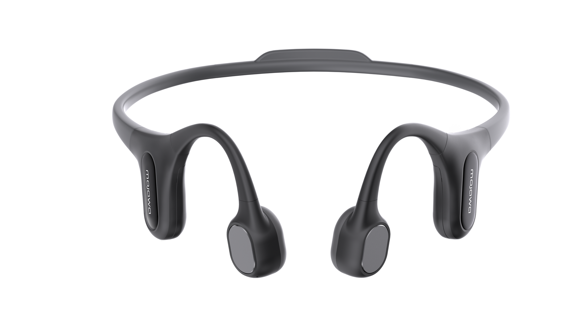 MOJAWA Run Plus Bone Conduction Earphone Black אוזניות אלחוטיות לשחייה וריצה בטכנולוגיית הולכת עצם בצבע שחור