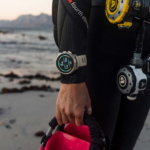 SUUNTO Ocean Sand שעון כושר ומחשב צלילה מתקדם בצבע חול