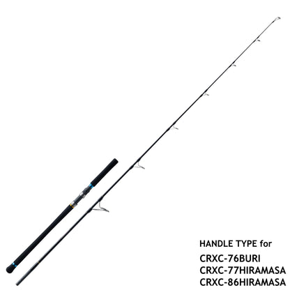 MAJOR CRAFT New Crostage Offshore Casting Game/Spinning type CRXC-77 HIRAMASA 60-100 חכת זריקה 2 חלקים