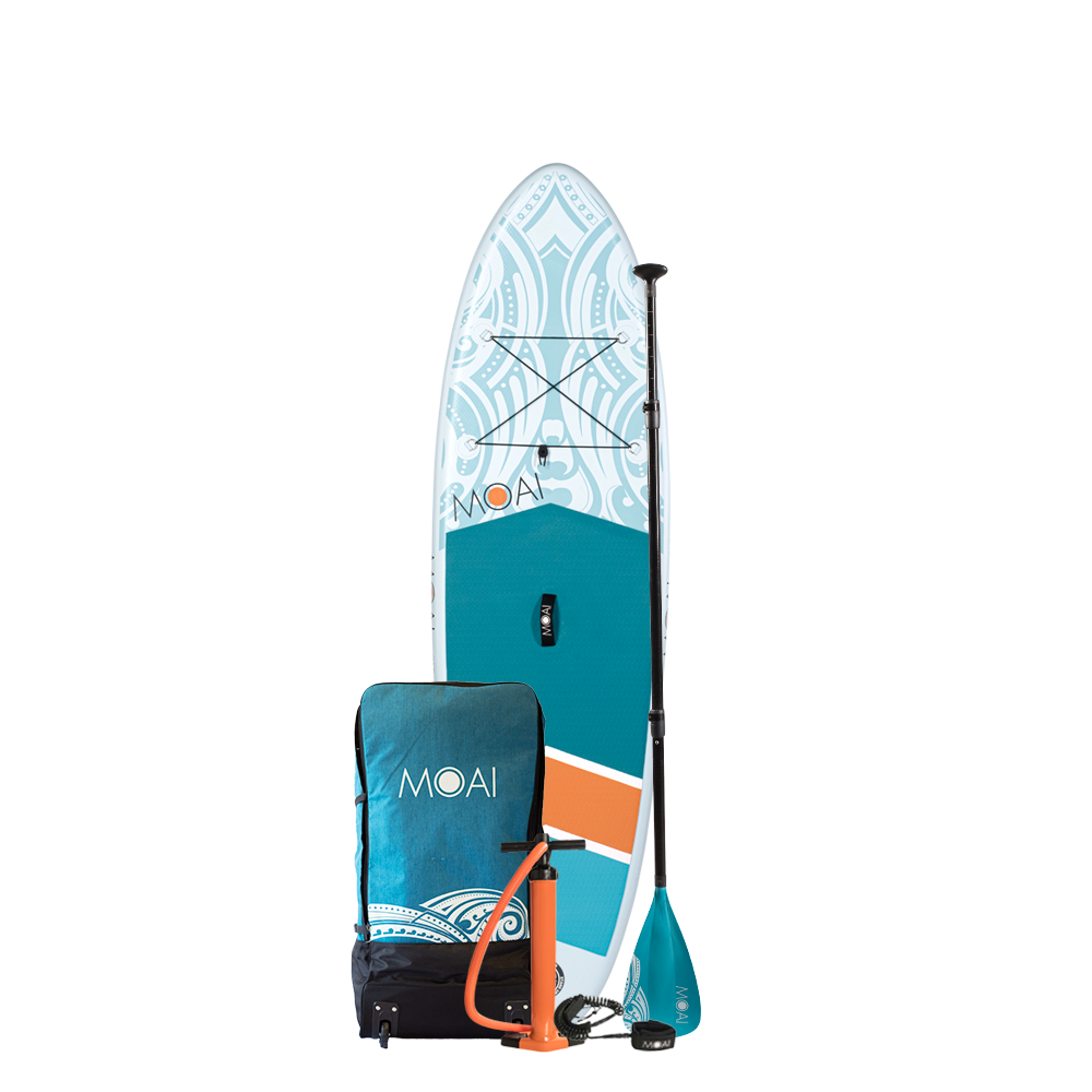 MOAI All-Round SUP & Surf 9’5 Package סאפ מתנפח באורך 287 ס"מ עם משוט פיברגלס