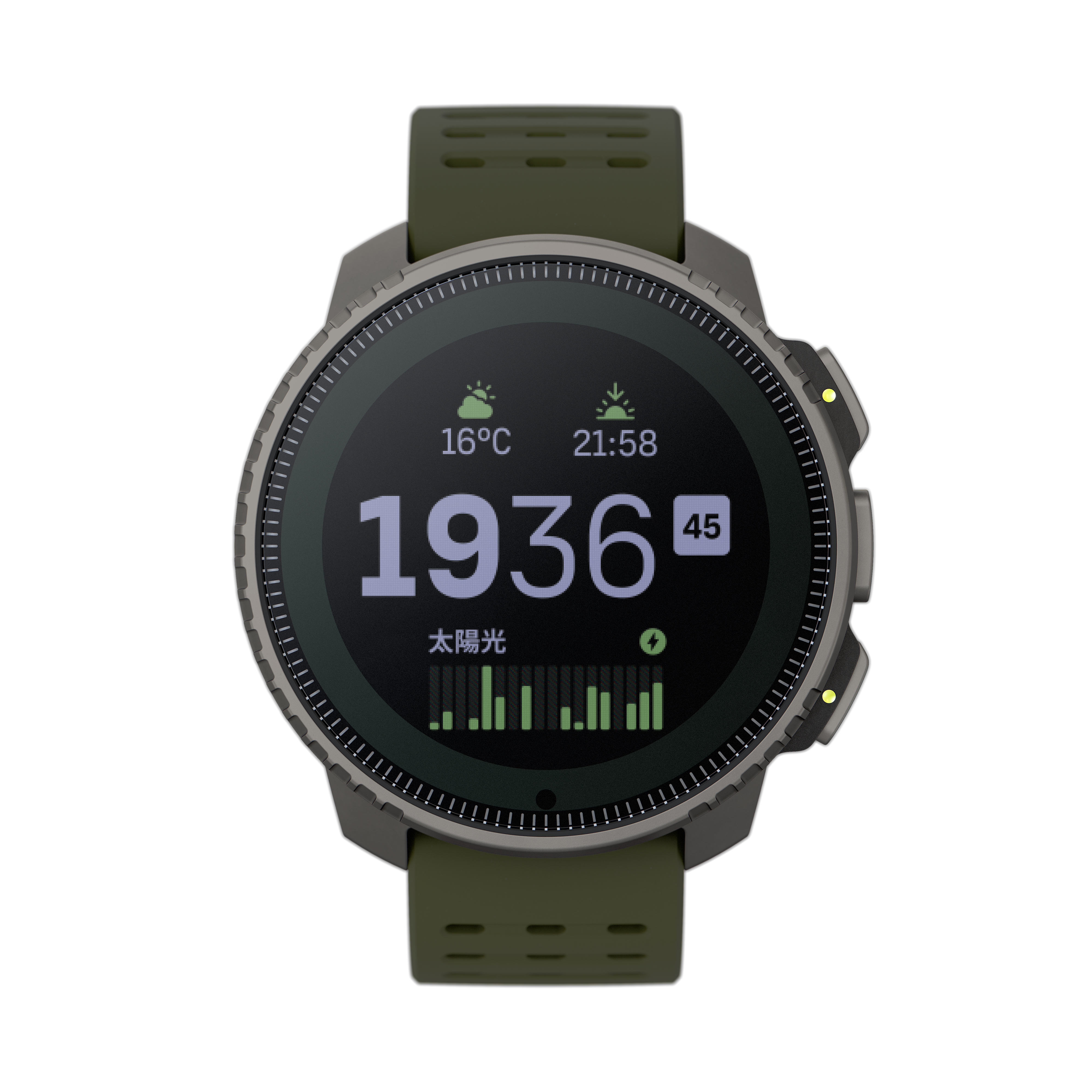 SUUNTO Vertical Titanium Solar Forest שעון ספורט סונטו טיטניום עם טעינה סולארית