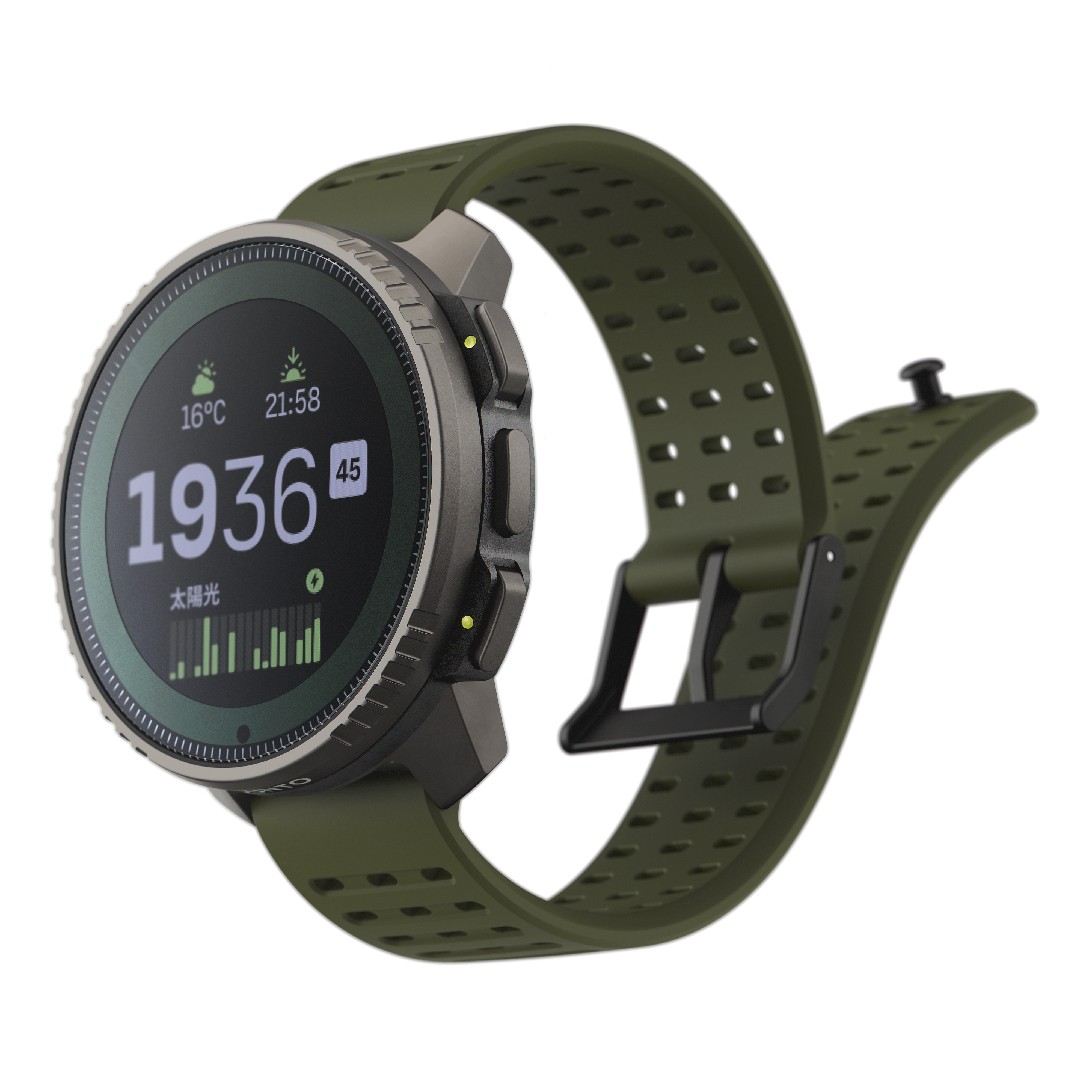 SUUNTO Vertical Titanium Solar Forest שעון ספורט סונטו טיטניום עם טעינה סולארית