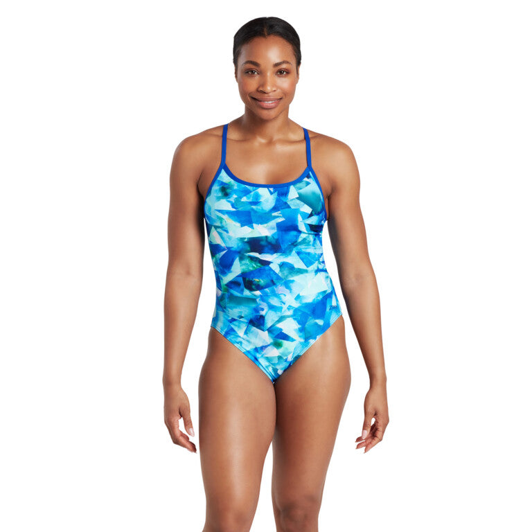 ZOGGS Women Aqua Digital Sprintback בגד ים שלם לנשים 2024