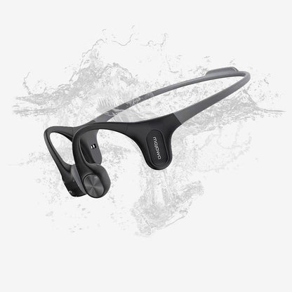 Mojawa Run Air Bone Conduction Headphones אוזניות אלחוטיות בטכנולוגית הולכת עצם בצבע שחור