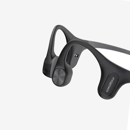 Mojawa Run Air Bone Conduction Headphones אוזניות אלחוטיות בטכנולוגית הולכת עצם בצבע שחור