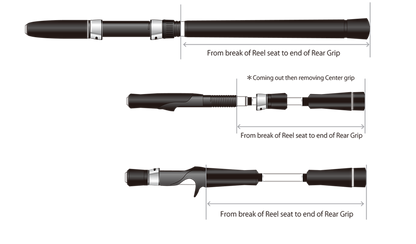 MAJOR CRAFT New Crostage Offshore Casting Game/Spinning type CRXC-80 TUNA max 120 חכת זריקה 2 חלקים