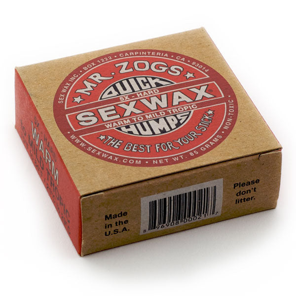 SEXWAX Hard Wax (Warm to Mild Tropic) שעווה לגלשן/סאפ למים בטמפרטורה 21-29 מעלות