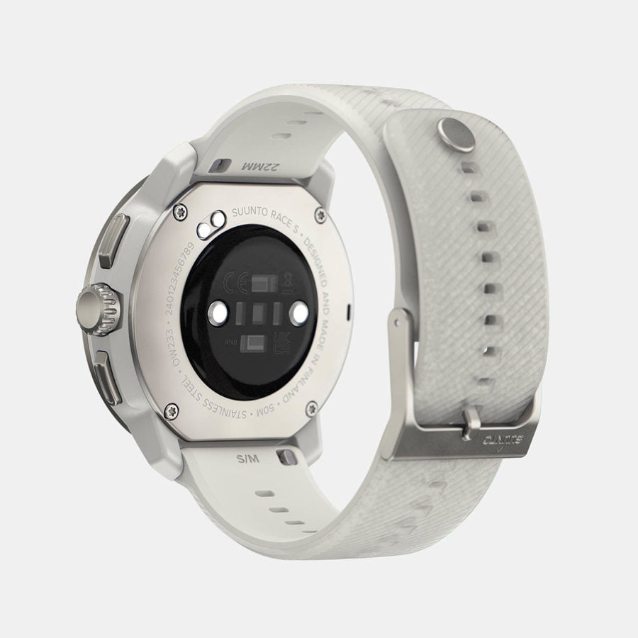 SUUNTO Race S Powder Grey שעון ספורט וכושר בצבע אפור