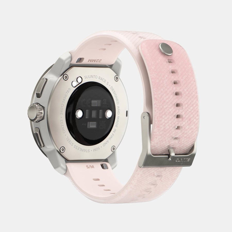 SUUNTO Race S Powder Pink שעון ספורט וכושר בצבע ורוד