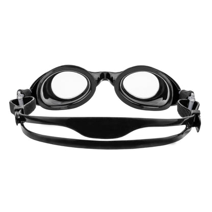 ZOGGS Vision Optical Corrective Goggle משקפת שחייה בצבע שחור עם עדשות אופטיות מראה