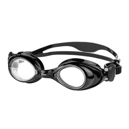 ZOGGS Vision Optical Corrective Goggle משקפת שחייה בצבע שחור עם עדשות אופטיות מראה