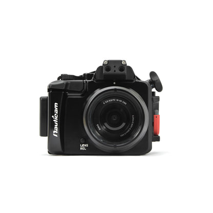 מארזי צלילה Nauticam למצלמות Mirrorless (ללא מראה) עם עדשות מתחלפות - דוגית