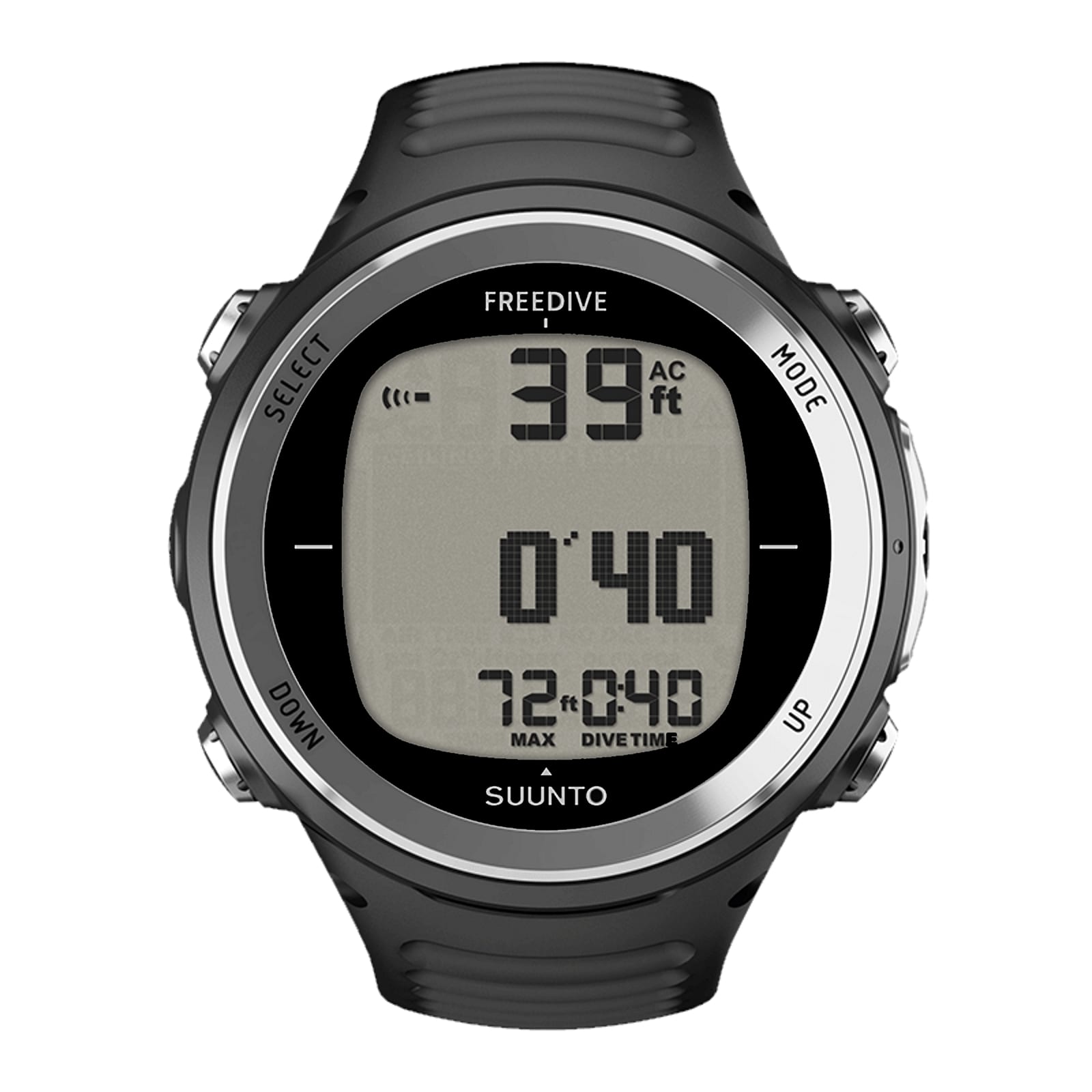 שעון סונטו צלילה חופשית Suunto D4f שחור - דוגית