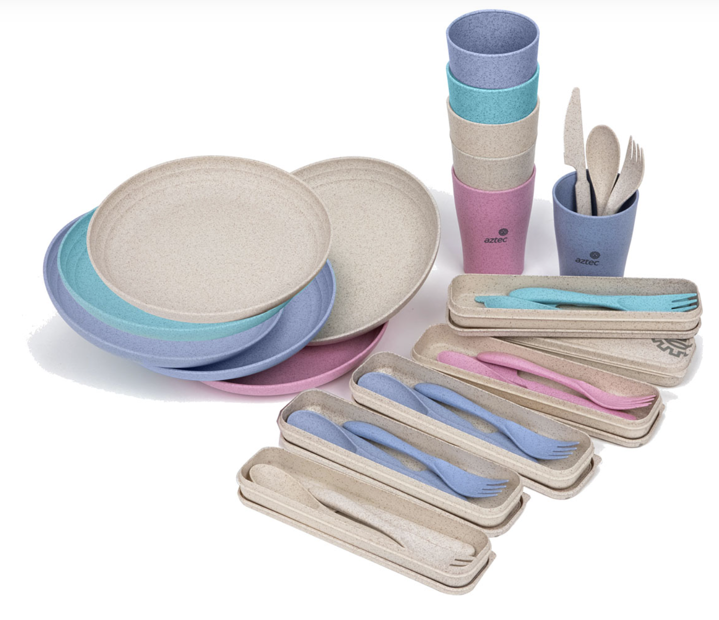 AZTEC Picnic Set Family סט כלי אוכל לפיקניק