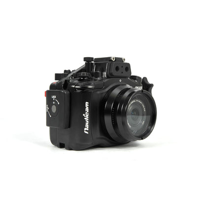 מארזי צלילה Nauticam למצלמות Mirrorless (ללא מראה) עם עדשות מתחלפות - דוגית