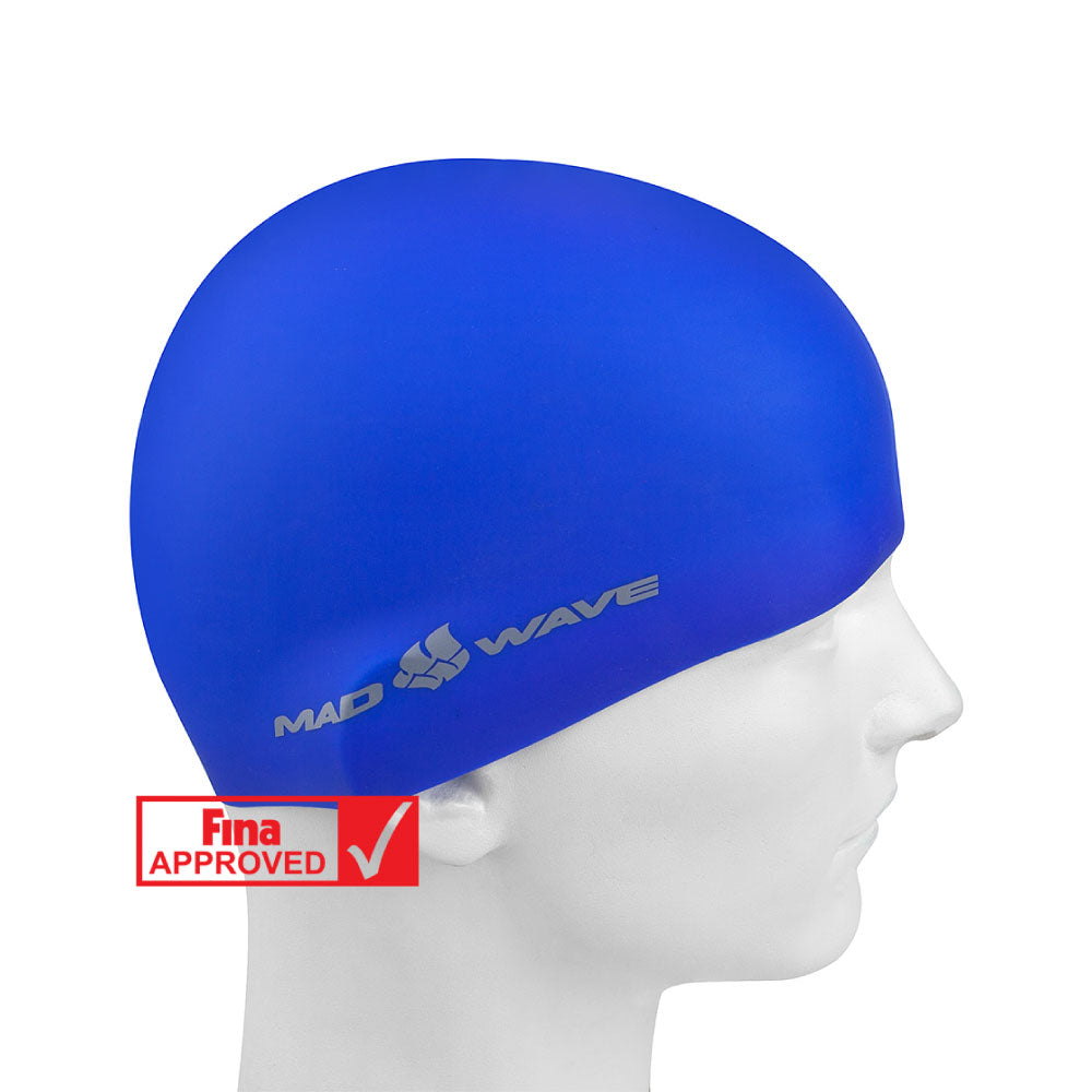 כובע שחייה Mad Wave Intensive Silicone Solid - דוגית