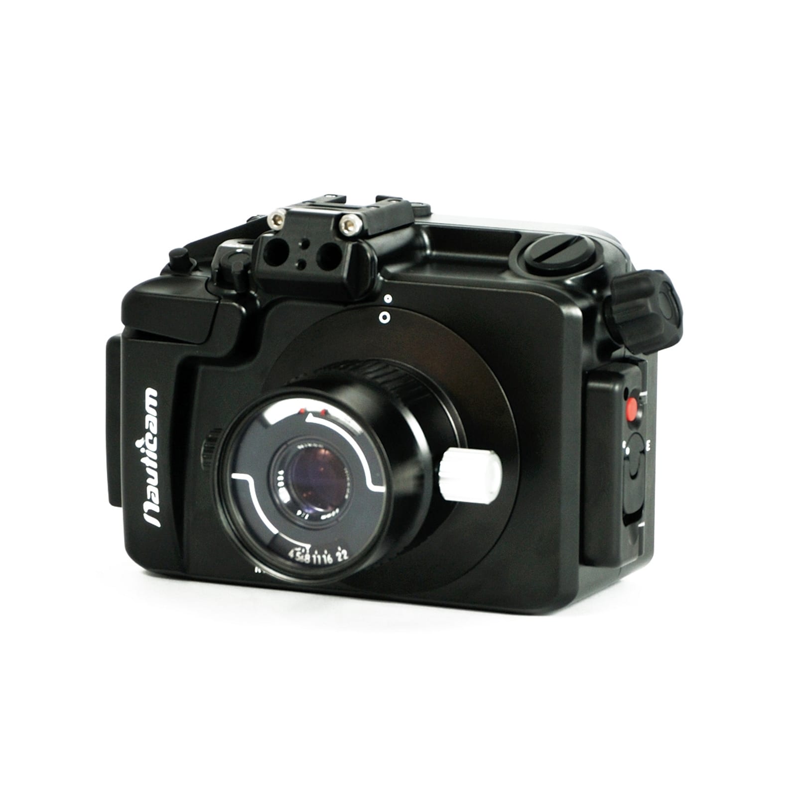 מארזי צלילה Nauticam למצלמות Mirrorless (ללא מראה) עם עדשות מתחלפות - דוגית