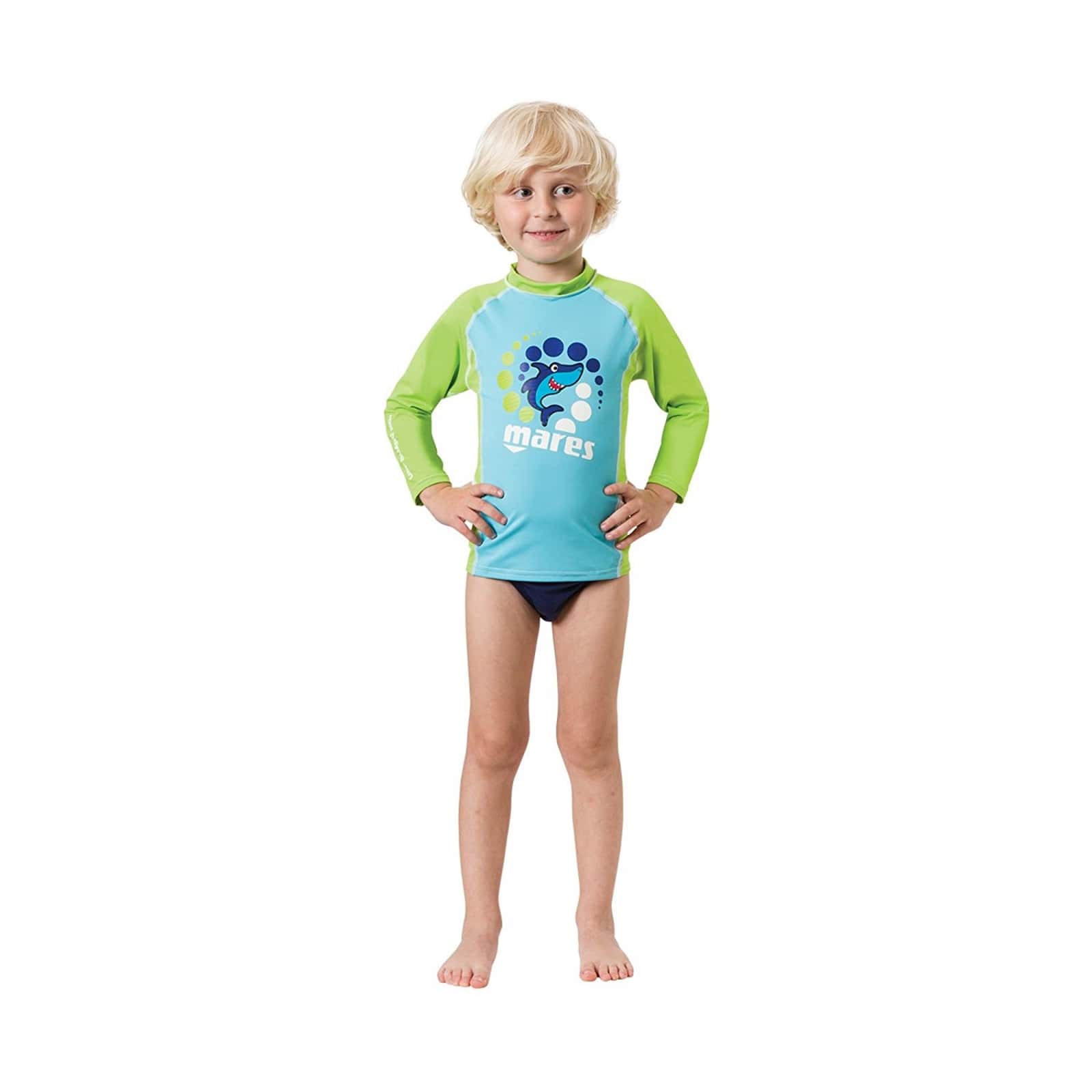 חולצת לייקרה לילדים Mares Rash Guard Boy LS - דוגית