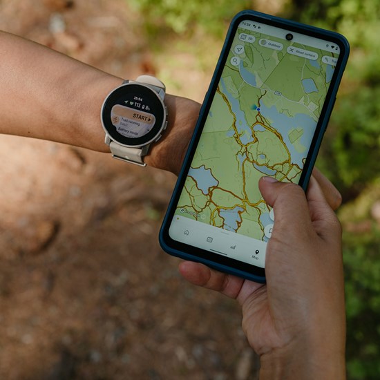 SUUNTO 9 Peak PRO Titanium Sand שעון מולטי-ספורט טיטניום בצבע אפור