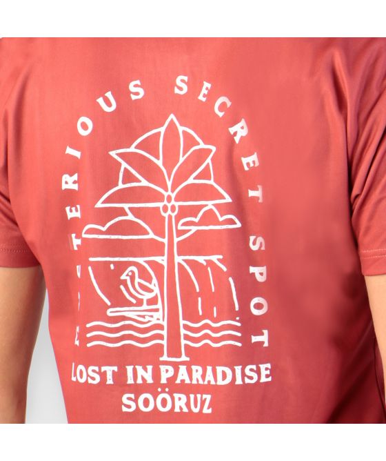 SOORUZ Water Tee POLYBIRD חולצת ספורט בצבע אדום